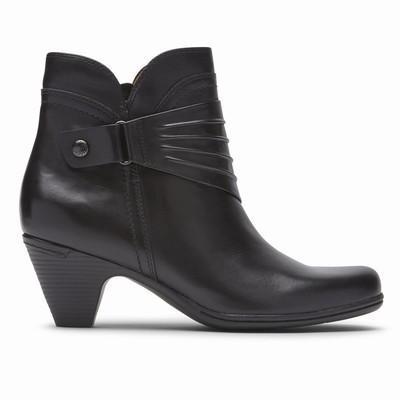 Botas Rockport Cobb Hill Adaline Mulher Pretas PT-35689